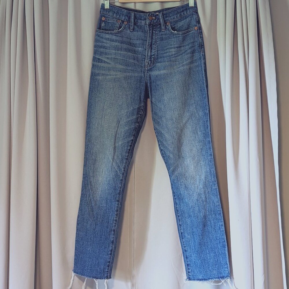 Madewell The Perfect Vintage Jean, Raw Hem, Decatur, Size 28